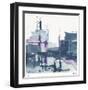 City Indigo II-Chris Paschke-Framed Limited Edition