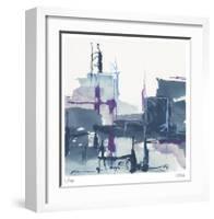 City Indigo II-Chris Paschke-Framed Limited Edition