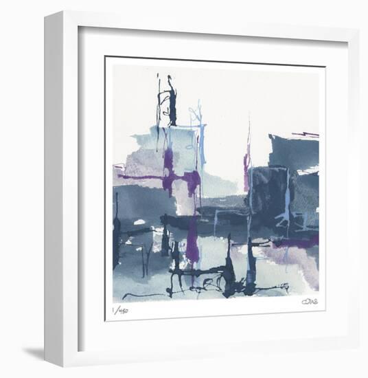 City Indigo II-Chris Paschke-Framed Limited Edition