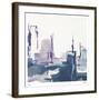 City Indigo III-Chris Paschke-Framed Limited Edition