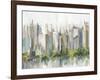 City Lake Relections-Allison Pearce-Framed Art Print