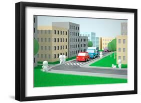 City Life-Solodkov-Framed Art Print