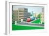 City Life-Solodkov-Framed Art Print