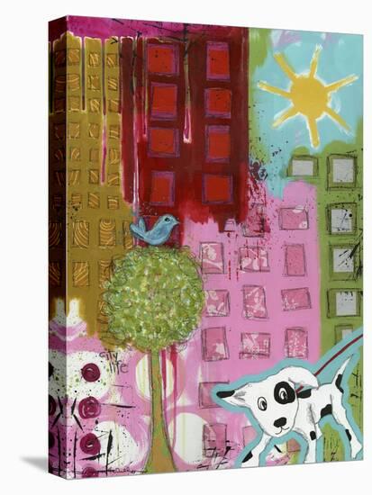 City Life-Jennifer McCully-Stretched Canvas