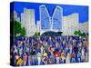 City Life-Jukyong Park-Stretched Canvas
