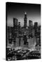 City Light Chicago B W-Steve Gadomski-Stretched Canvas