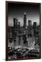 City Light Chicago B W-Steve Gadomski-Framed Photographic Print