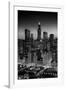 City Light Chicago B W-Steve Gadomski-Framed Photographic Print