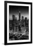 City Light Chicago B W-Steve Gadomski-Framed Photographic Print