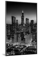 City Light Chicago B W-Steve Gadomski-Mounted Photographic Print