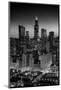 City Light Chicago B W-Steve Gadomski-Mounted Photographic Print