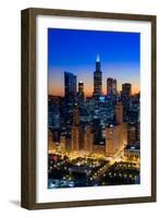 City Light Chicago-Steve Gadomski-Framed Premium Photographic Print