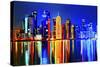 City light-Ata Alishahi-Stretched Canvas