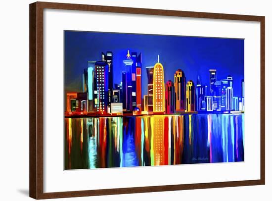 City light-Ata Alishahi-Framed Giclee Print