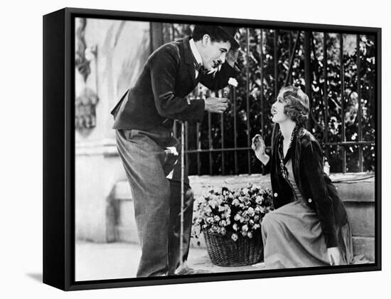 City Lights, 1931-null-Framed Stretched Canvas