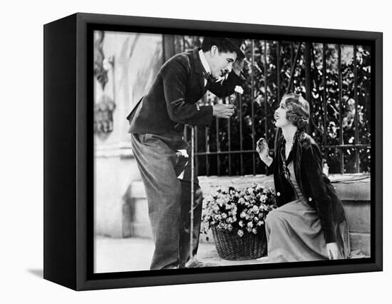 City Lights, 1931-null-Framed Stretched Canvas