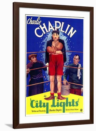 City Lights, 1931-null-Framed Art Print