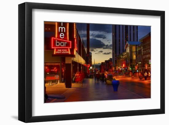 City Lights at Night-Nish Nalbandian-Framed Art Print