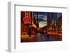 City Lights at Night-Nish Nalbandian-Framed Art Print