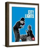 City Lights, Belgian Movie Poster, 1931-null-Framed Art Print