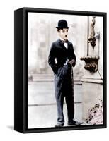 City Lights, Charlie Chaplin, 1931-null-Framed Stretched Canvas