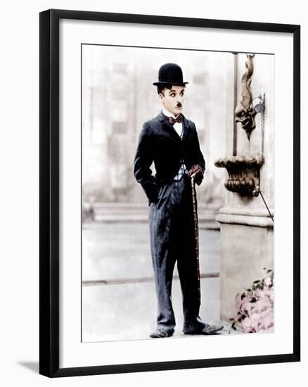 City Lights, Charlie Chaplin, 1931-null-Framed Photo