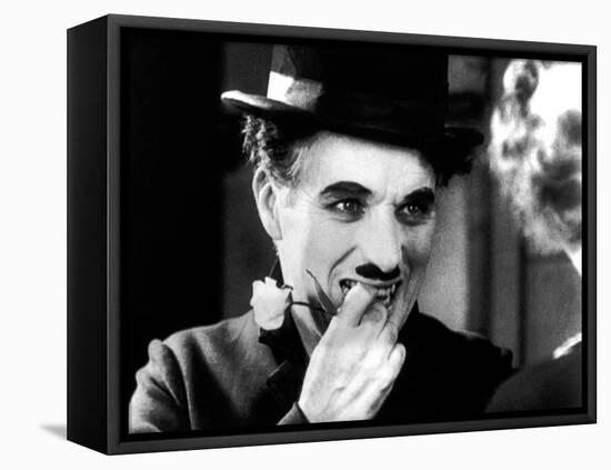 City Lights, Charlie Chaplin, Virginia Cherrill, 1931-null-Framed Stretched Canvas