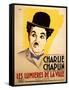 City Lights, French Movie Poster, 1931-null-Framed Stretched Canvas