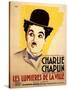 City Lights, French Movie Poster, 1931-null-Stretched Canvas