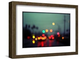 City Lights III-Leesa White-Framed Photographic Print