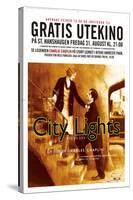 City Lights, Norwegian Movie Poster, 1931-null-Stretched Canvas