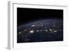 City Lights of the Southern United States-null-Framed Photographic Print