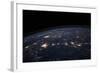 City Lights of the Southern United States-null-Framed Photographic Print