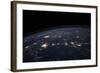 City Lights of the Southern United States-null-Framed Photographic Print