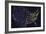 City Lights of the United States-Contemporary Photography-Framed Giclee Print