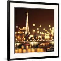 City Lights-Paris-Kate Carrigan-Framed Art Print