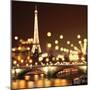 City Lights-Paris-Kate Carrigan-Mounted Art Print