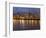 City Lights Reflected in the Willamette River, Portland, Oregon, USA-William Sutton-Framed Photographic Print