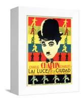 City Lights, Spanish Movie Poster, 1931-null-Framed Stretched Canvas