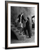 City Lights, Virginia Cherrill, Charlie Chaplin, 1931-null-Framed Photo