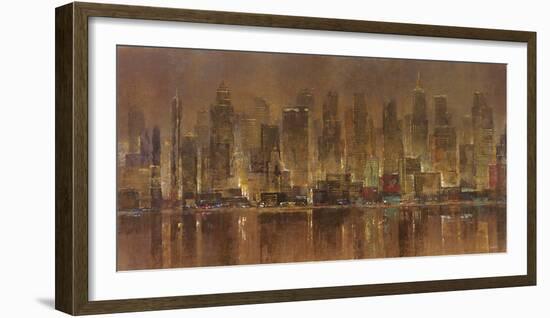 City Lights-Longo-Framed Giclee Print