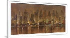 City Lights-Longo-Framed Giclee Print