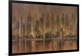 City Lights-Michael Longo-Framed Art Print