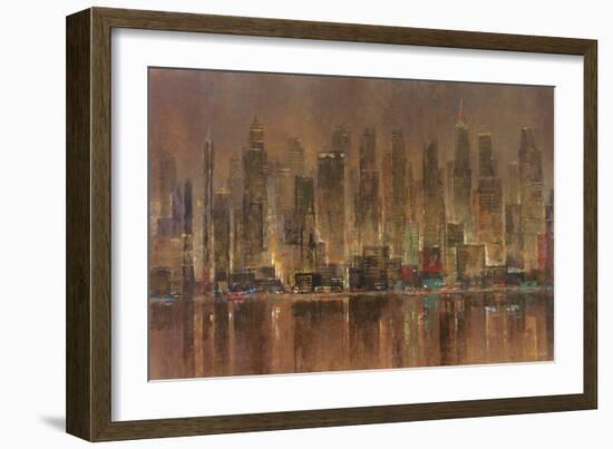 City Lights-Michael Longo-Framed Art Print