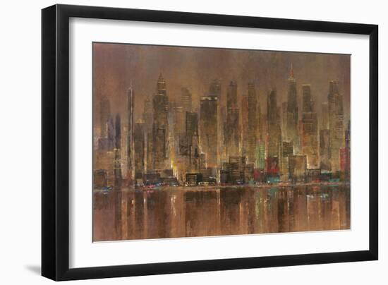 City Lights-Michael Longo-Framed Art Print