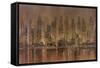 City Lights-Michael Longo-Framed Stretched Canvas