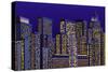 City Lights-Milovelen-Stretched Canvas