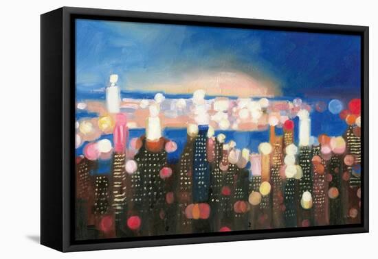 City Lights-James Wiens-Framed Stretched Canvas