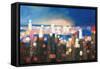 City Lights-James Wiens-Framed Stretched Canvas