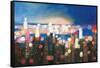 City Lights-James Wiens-Framed Stretched Canvas